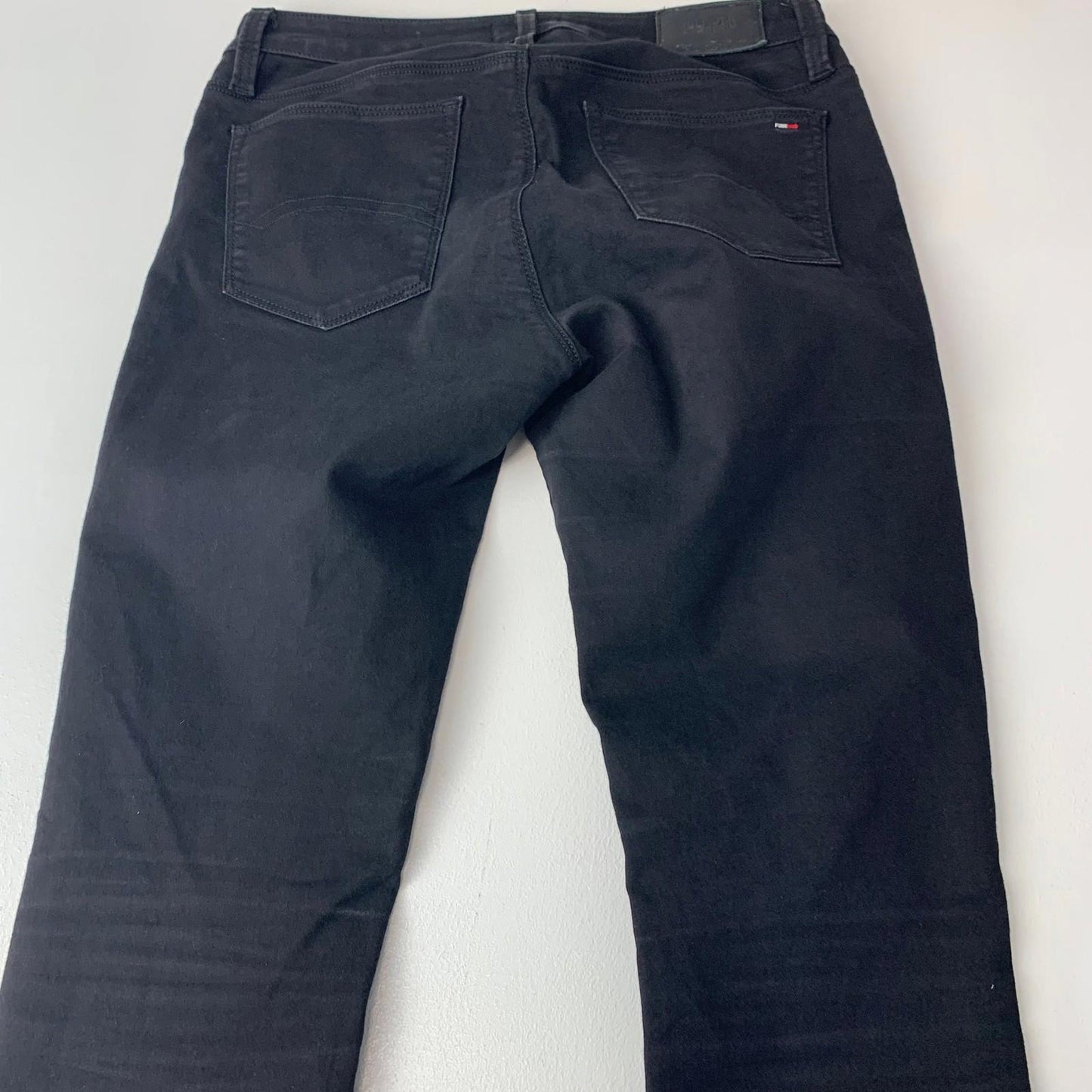 Hilfiger Denim Mid Rise Skinny Jeans Black Women's UK 8