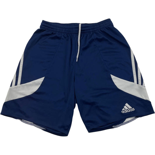 ADIDAS Athletic Shorts Classic Drawstring Blue White Men's Size S