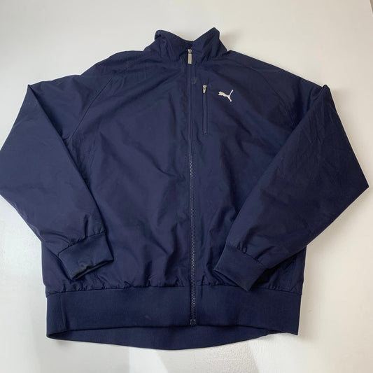 Mens PUMA Padded Bomber Jacket / Blue / XXL / 2XL