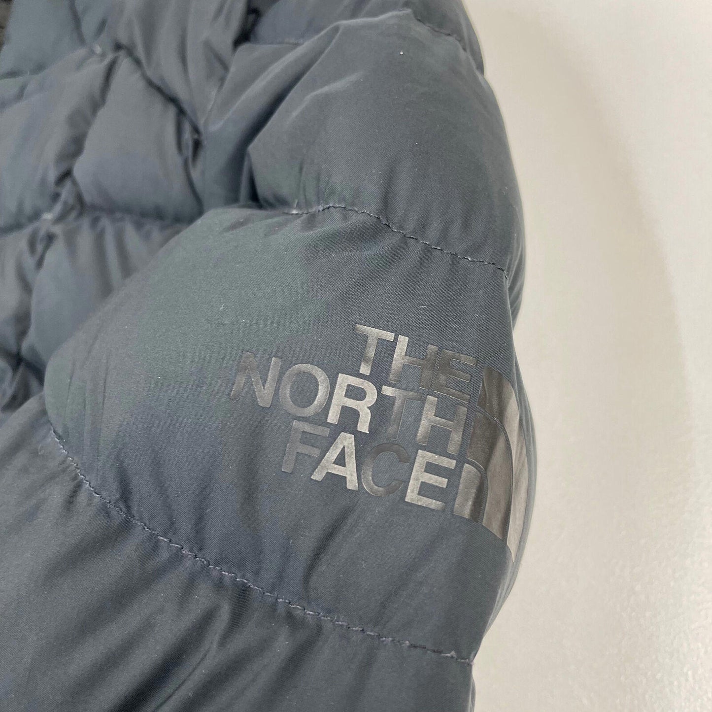 Women’s Dark Grey THE NORTH FACE Goose Down Puffer Gilet Jacket , Size XS