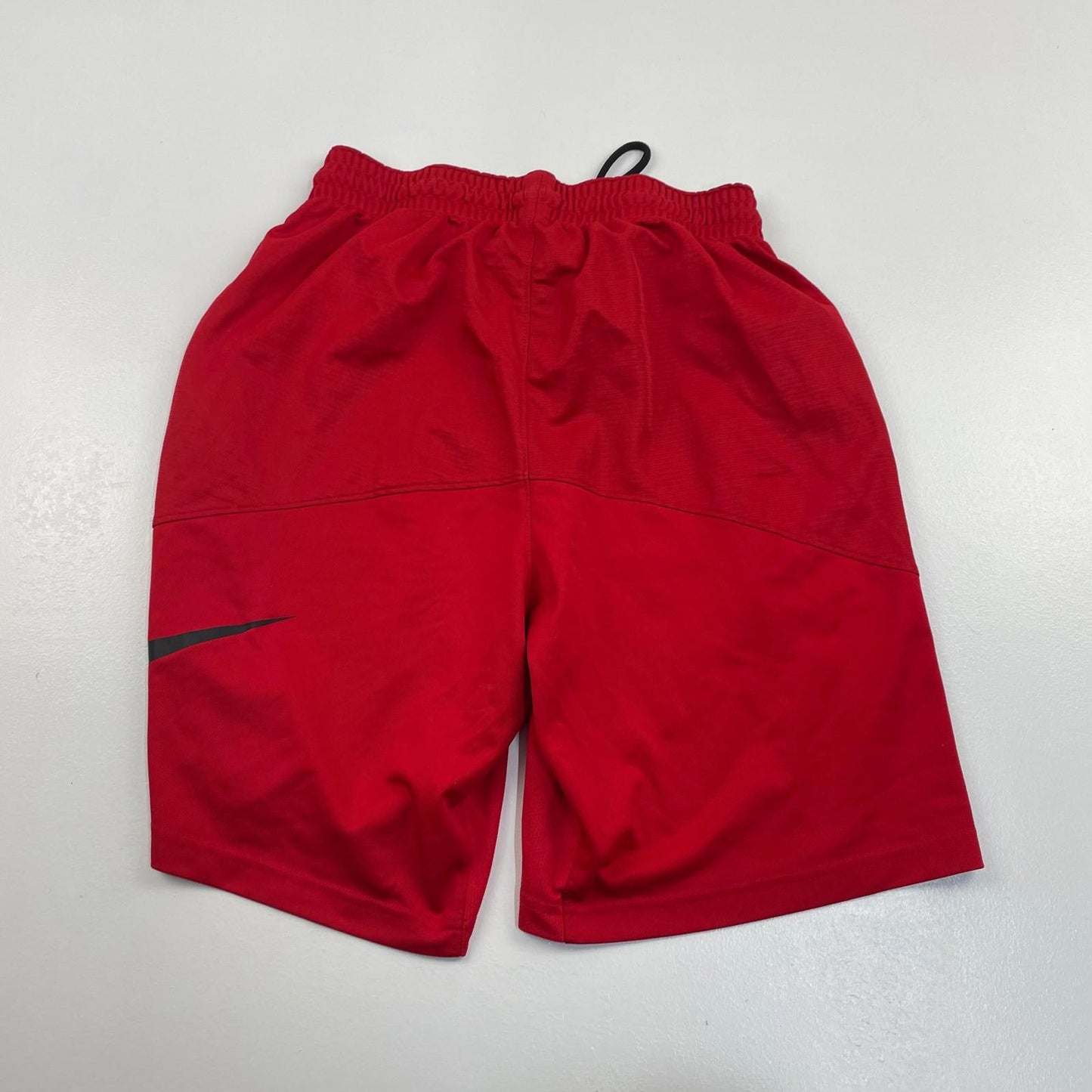 NIKE Activewear Shorts Athletic Red Black Logo Mens Size M