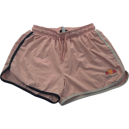 Ellesse Women's Sports Shorts Pink Elasticated Drawstring UK 10