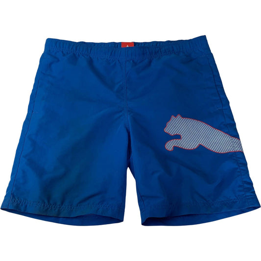 Puma Swim Shorts Quick Dry Drawstring Blue Mens  UK L