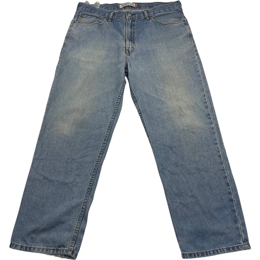 LEVI'S 550 Jeans Relaxed Fit Vintage Blue Light Wash Mens W38 L30