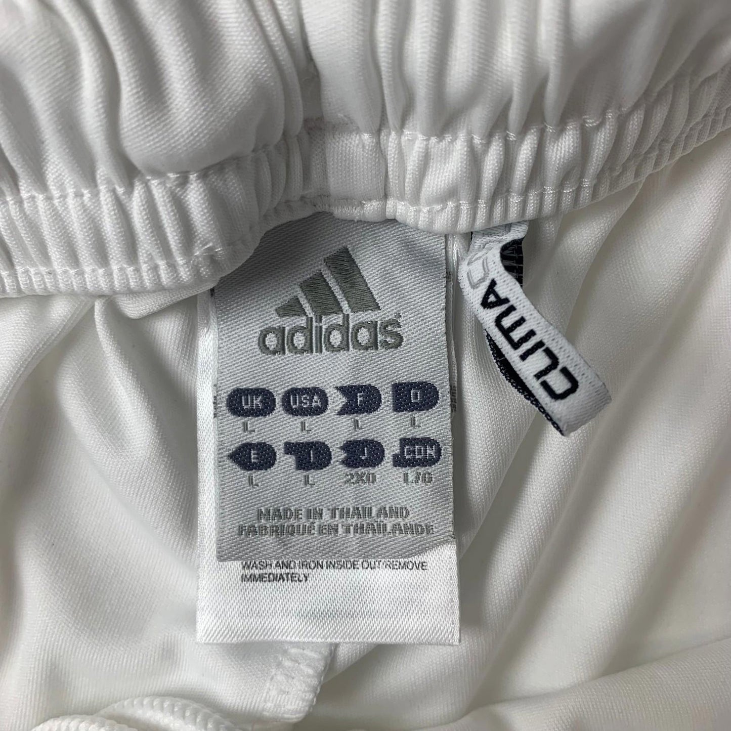 ADIDAS Climacool Athletic Shorts Elastic Waist White Boys XL UK 16