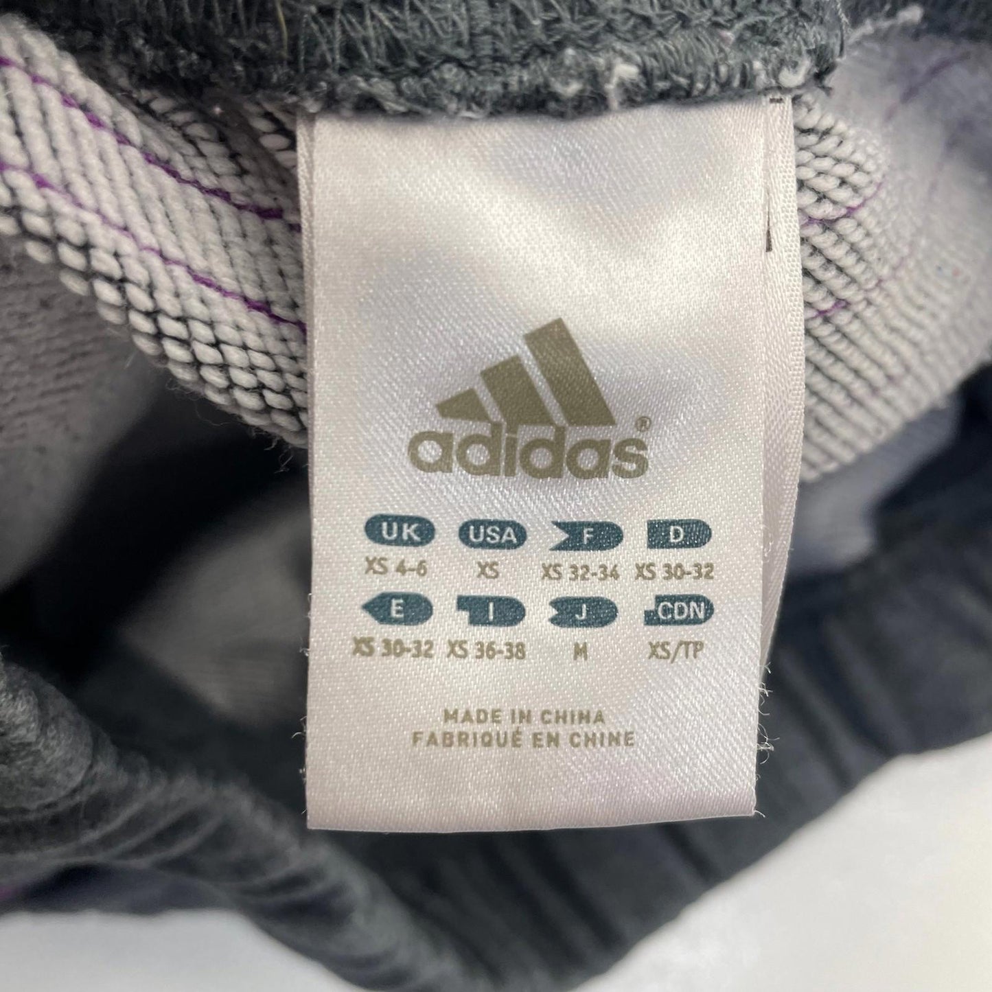 Adidas Women's Jogger Sweatpants Elastic Waist Grey XS UK 4-6