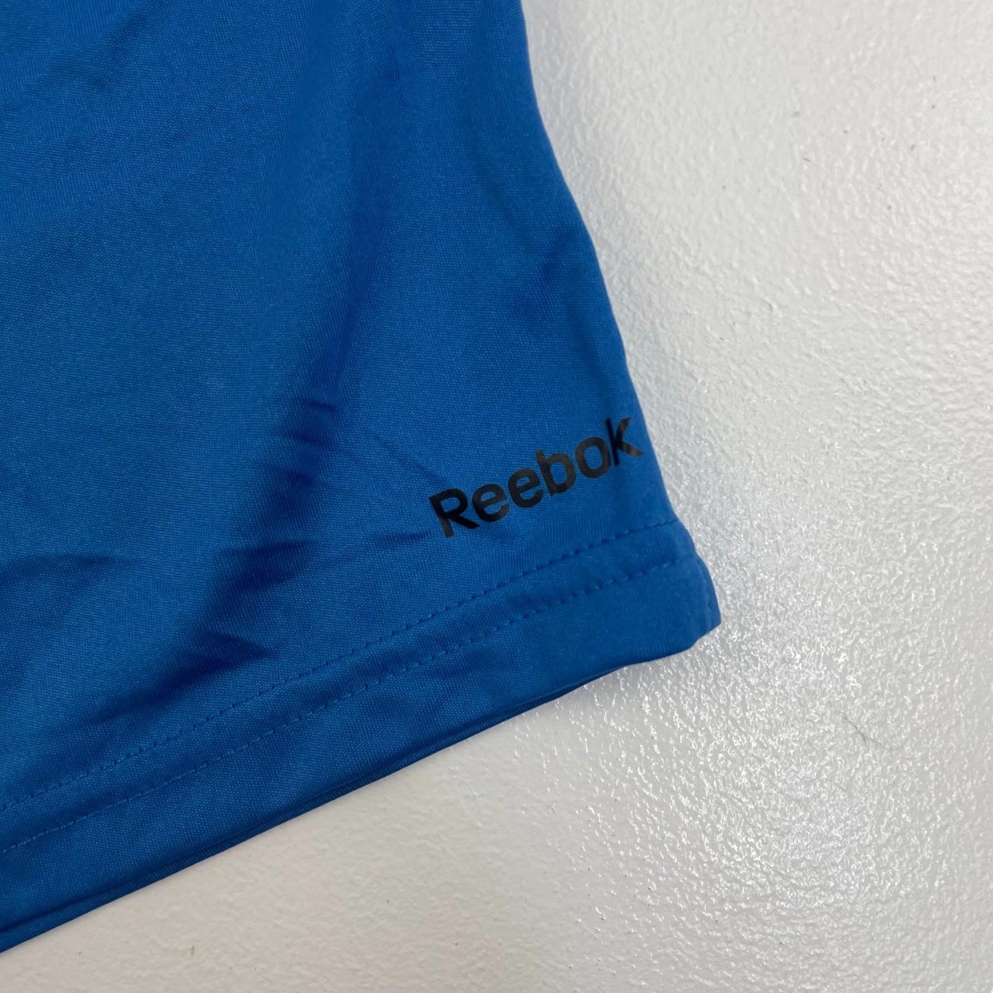 REEBOK Shorts Athletic Drawstring Blue Mens XL