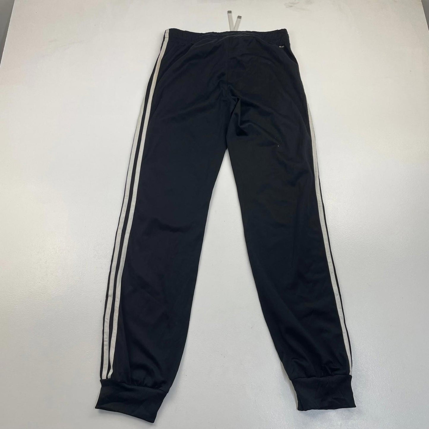 Adidas Climalite Track Pants Black Jogger Style Striped Women UK 8