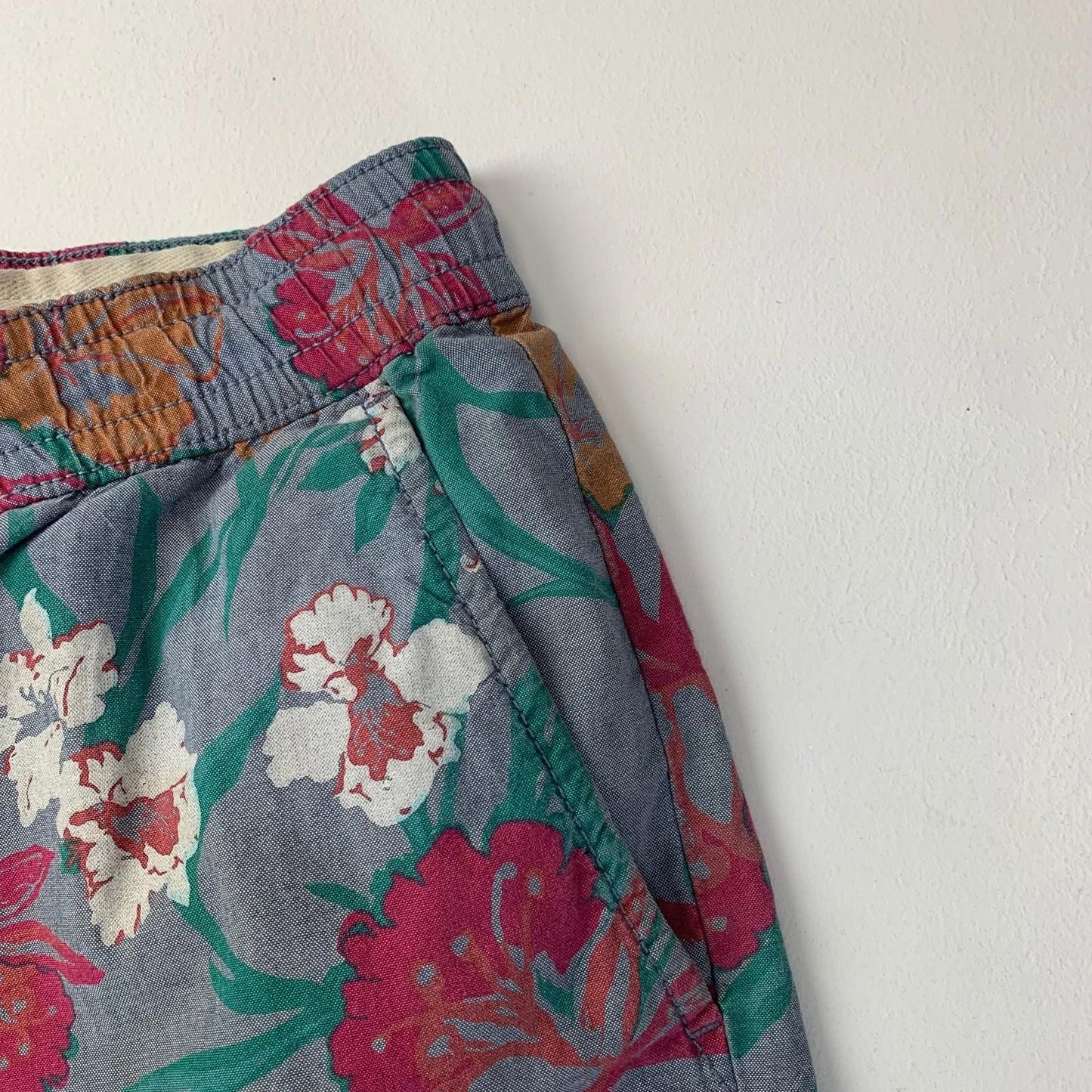 Tommy Hilfiger Floral Shorts Elastic Waist Multicolour Mens M