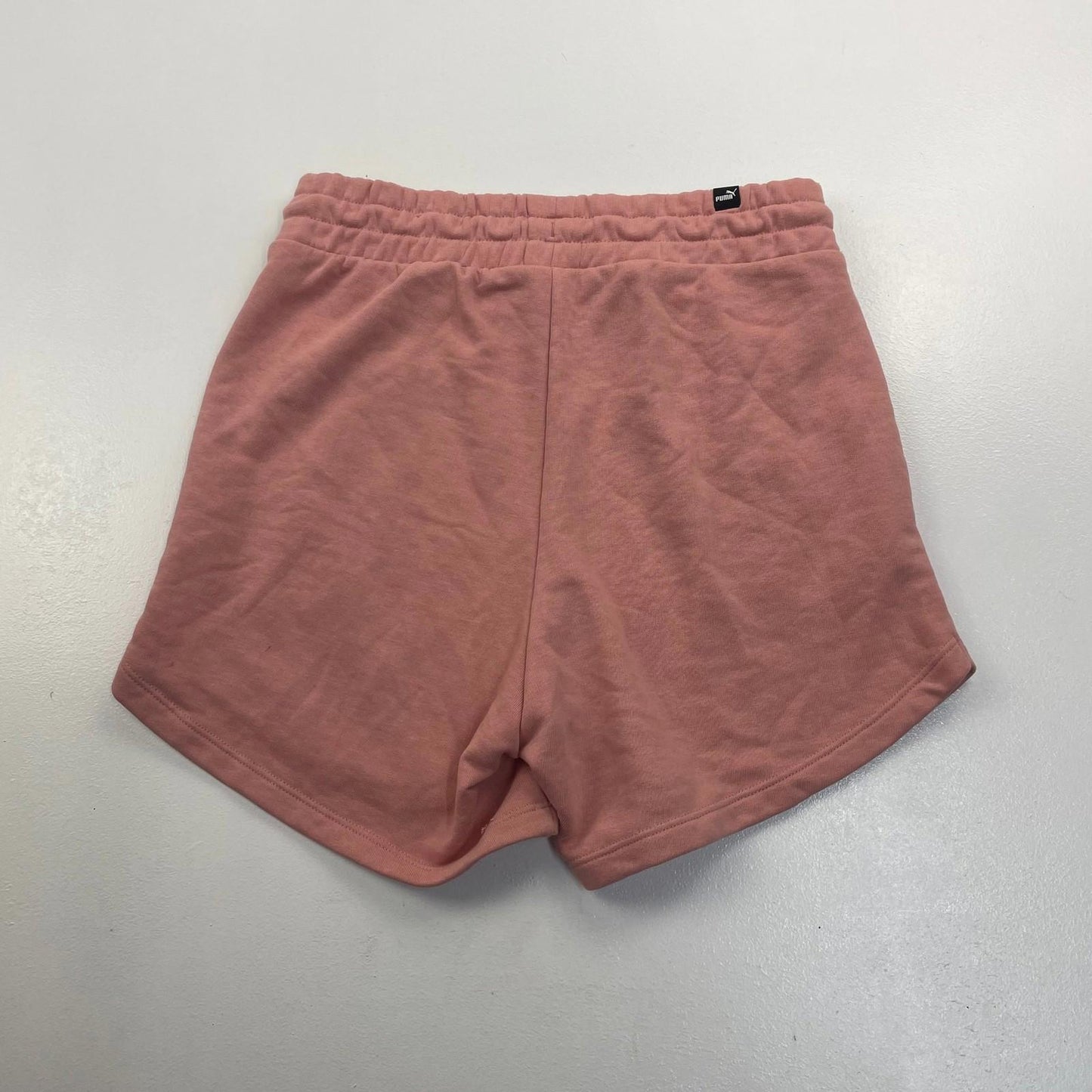 Puma Women's Activewear Shorts Drawstring Waist Pink Sports S