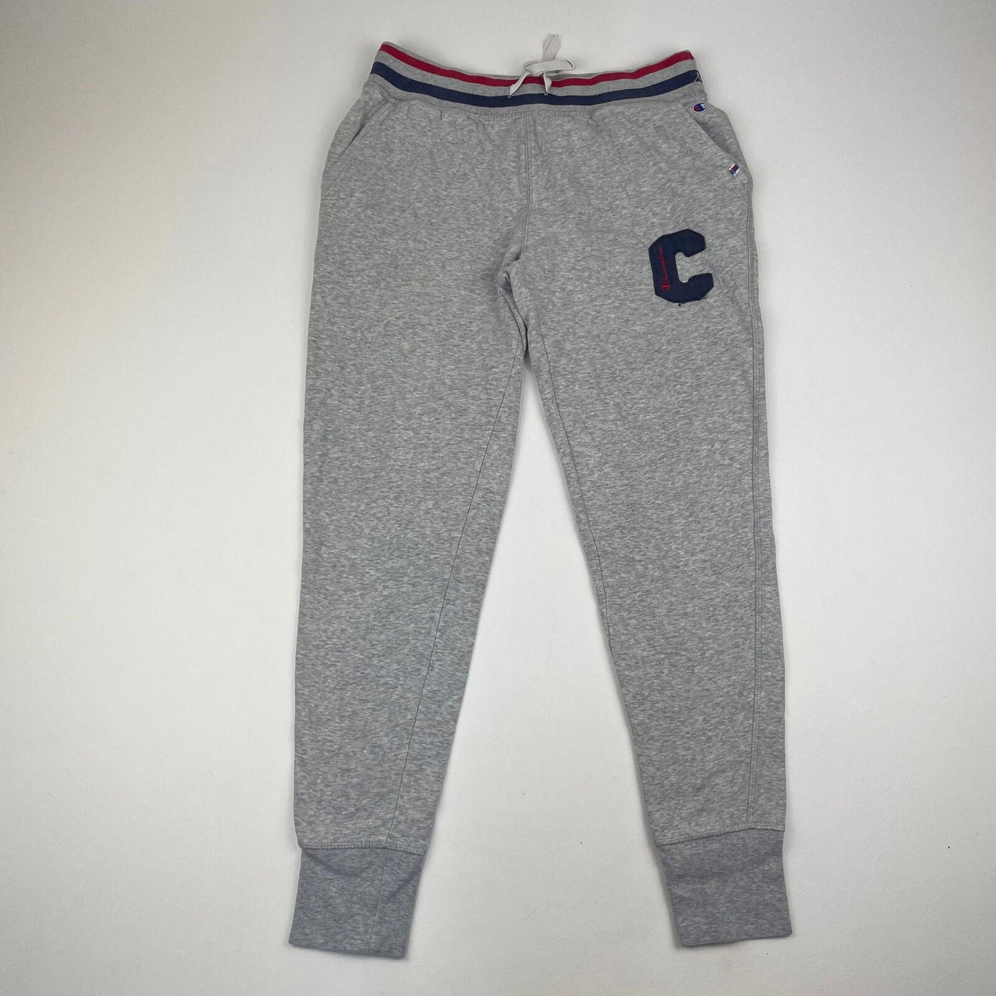 Men’s Grey CHAMPION Joggers , Sweatpants , Varsity Style , Size XS
