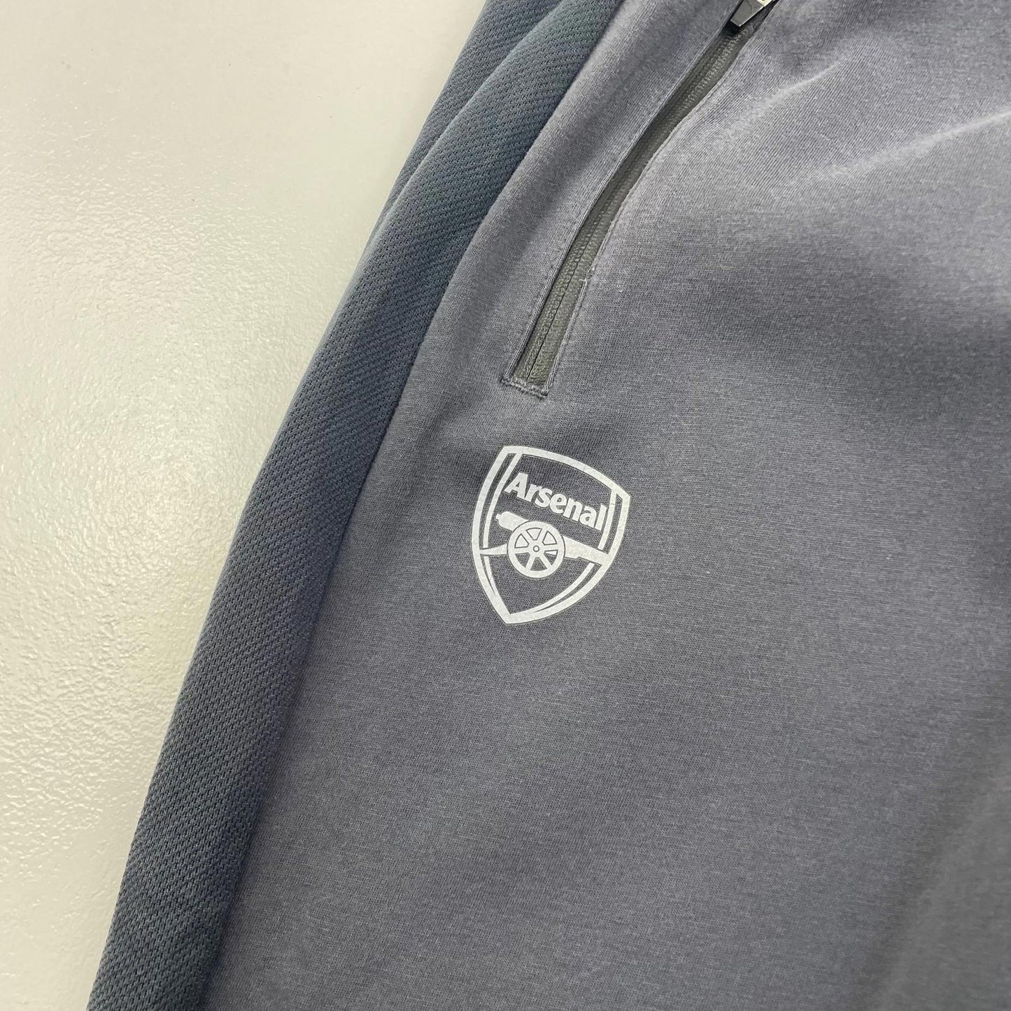 Puma Arsenal Joggers Elastic Waist Grey Logo Size Medium