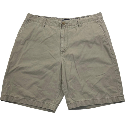 Nautica Chino Shorts Classic Casual Beige Cotton Mens 36