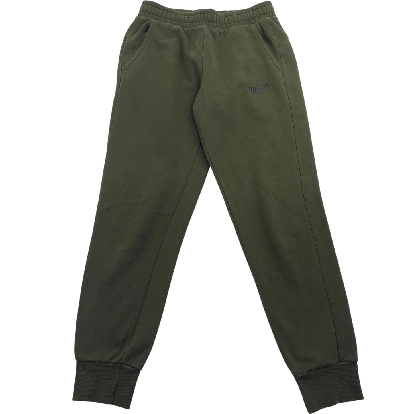 Puma Jogger Sweatpants Casual Olive Green Mens Small S
