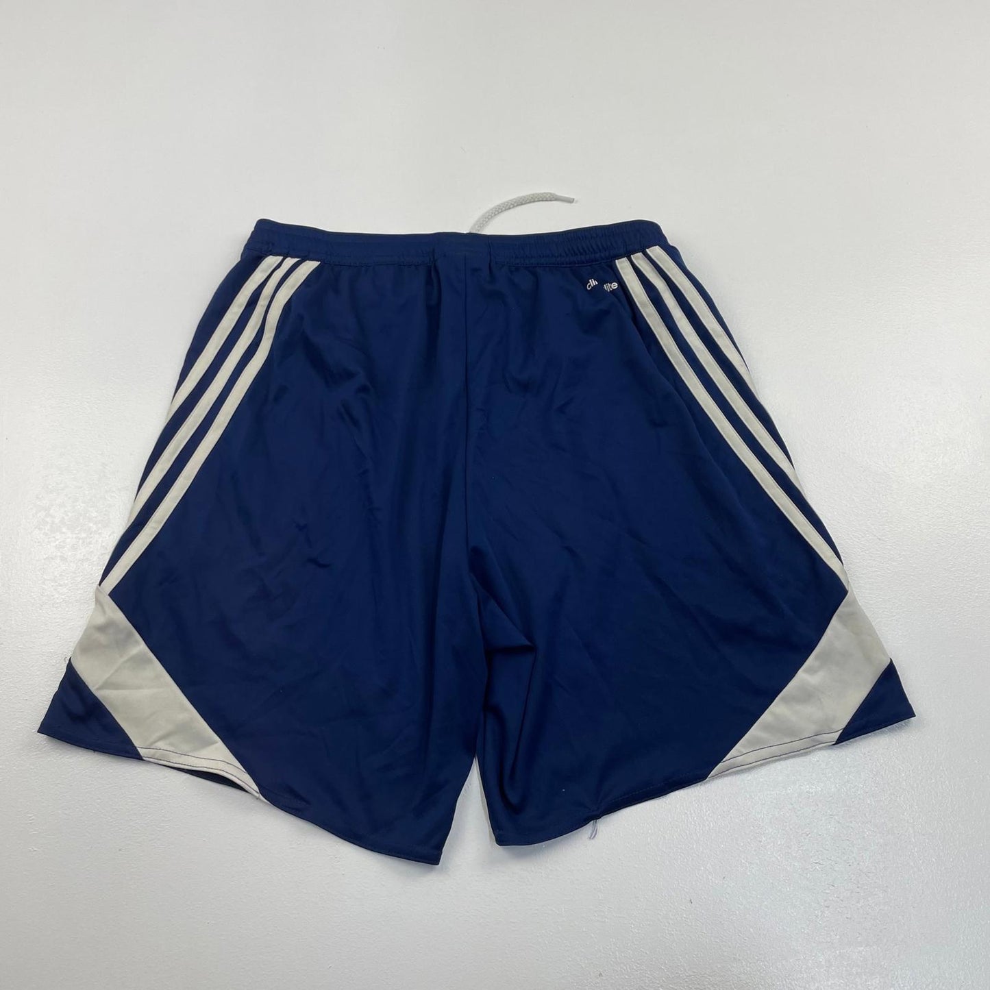 ADIDAS Climalite Activewear Shorts Blue White Mens M