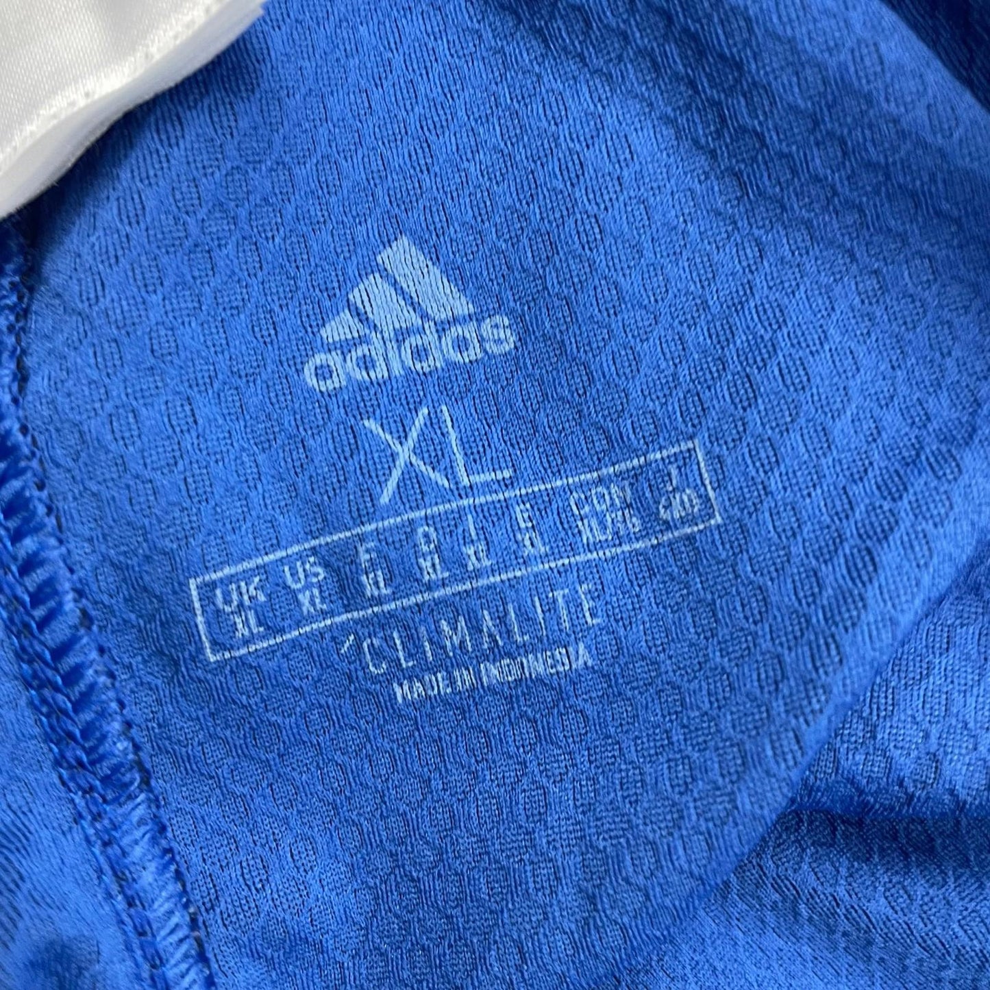 Adidas Climalite Activewear Shorts Elastic Waist Blue Mens XL