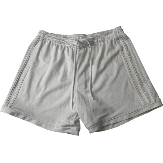 ADIDAS Climalite Shorts Drawstring Elastic Waist White Women's Size S UK 8-10