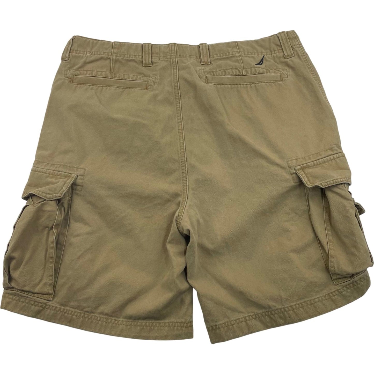 NAUTICA Clipper Cargo Shorts Relaxed Fit Beige Men 36W