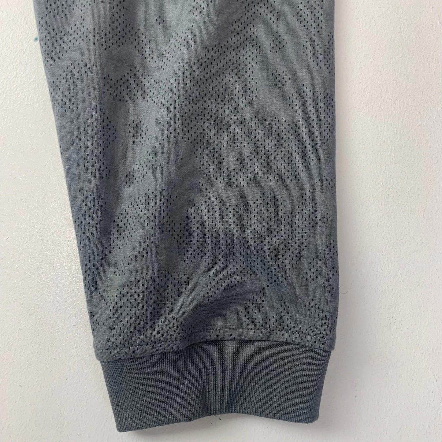 Umbro Activewear Trousers Jogger Style Patterned Grey Boys Size XL-16/18