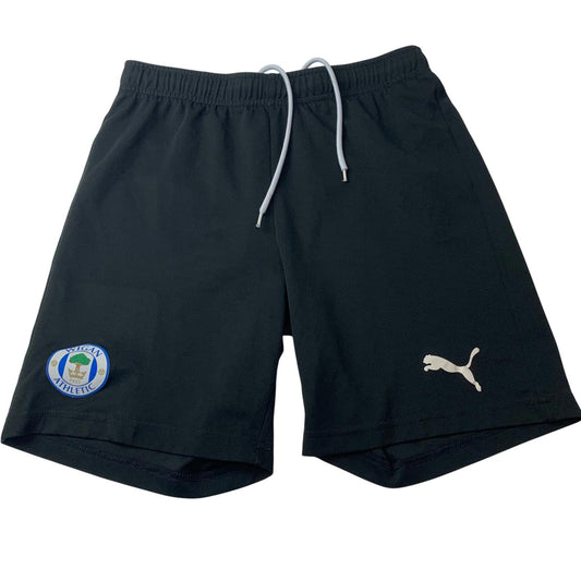 PUMA Athletic Shorts Wigan Athletic Embroidered Logo Black Mens S