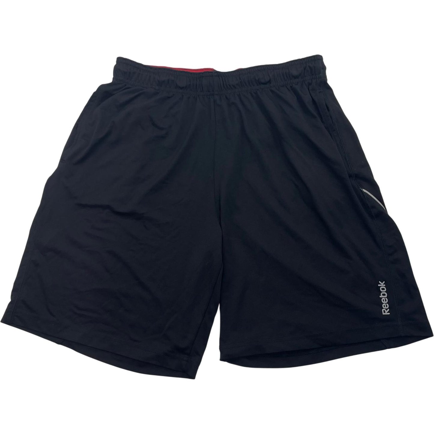 Reebok Activewear Shorts Elastic Waist Breathable Black Mens M