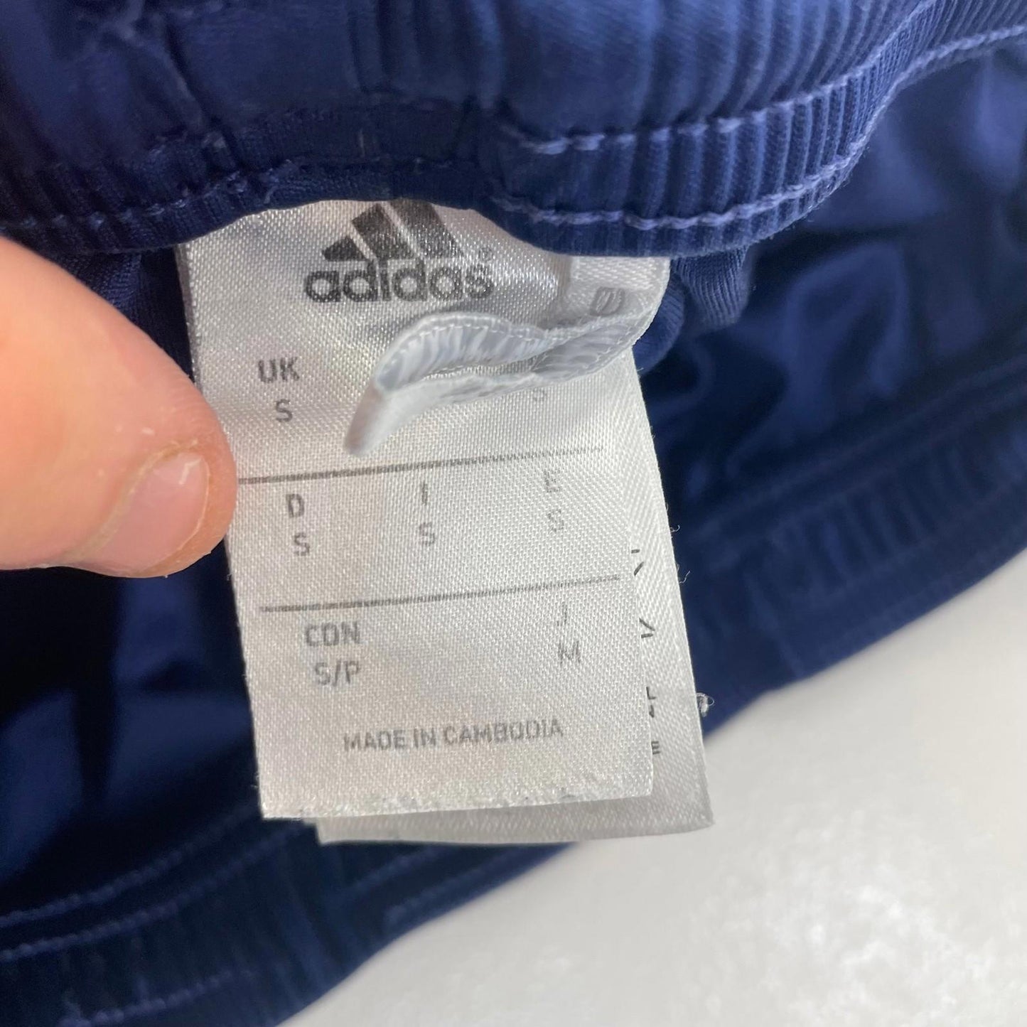 Adidas Climalite Athletic Shorts Blue Moisture Wicking Mens Small