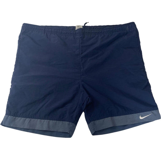 Nike Swim Shorts Mesh Lining Elastic Waist Blue Drawstring Mens XL