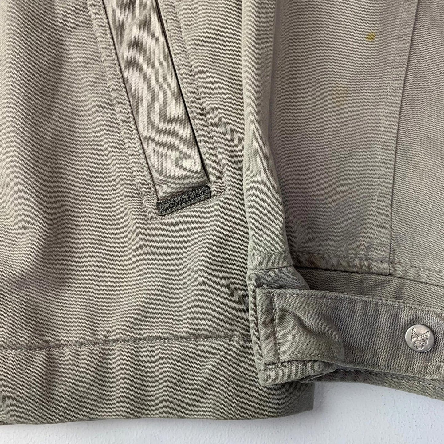 Calvin Klein Jeans Harrington Jacket Casual Green Mens XL