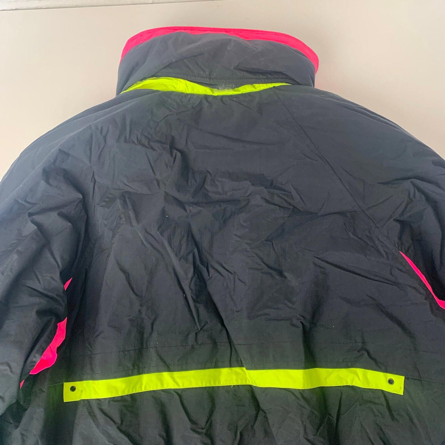 Women’s TYROLIA Black / Neon Ski Jacket / Large / 80’s
