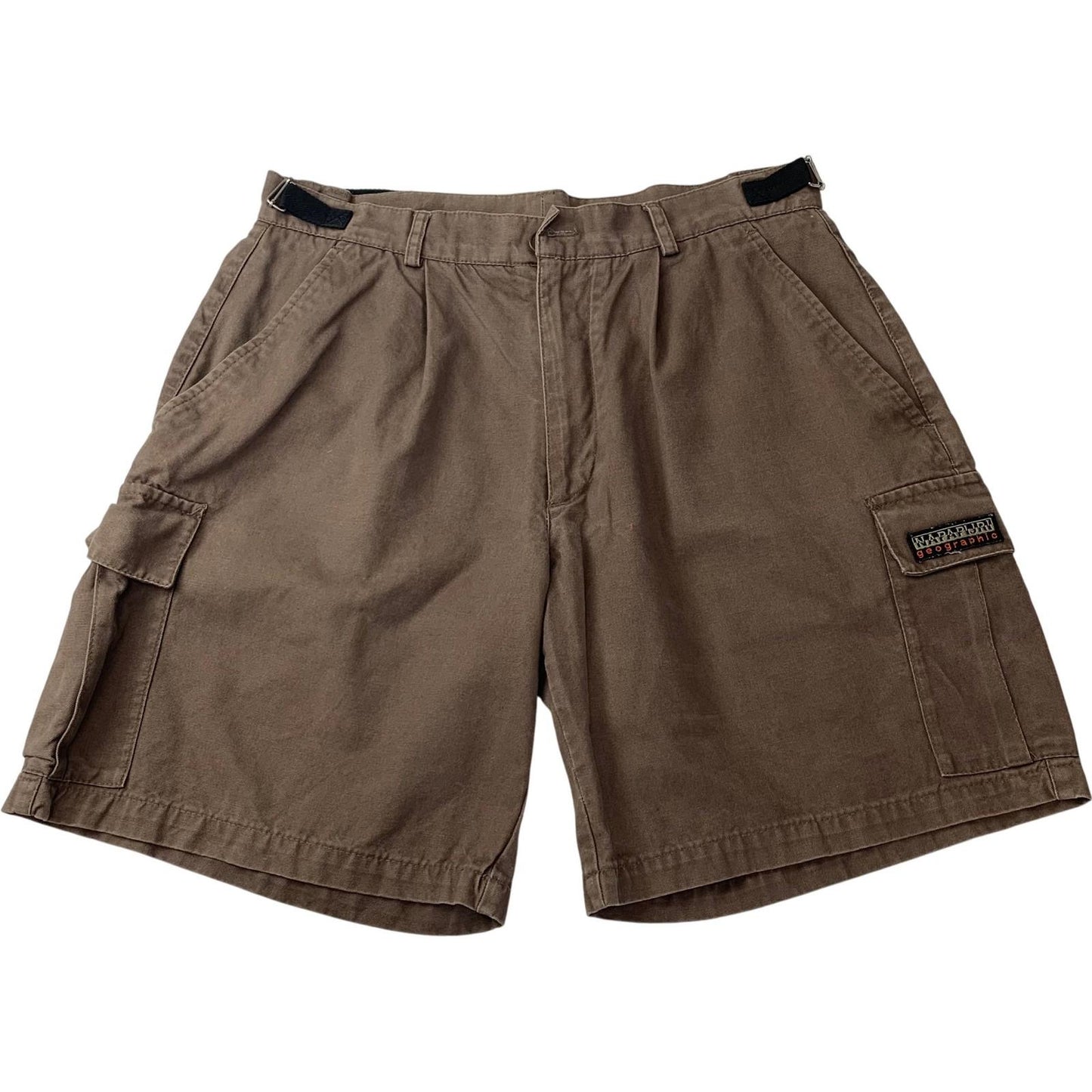 Napapijri Cargo Shorts Utility Brown Outdoor Hiking Mens 30