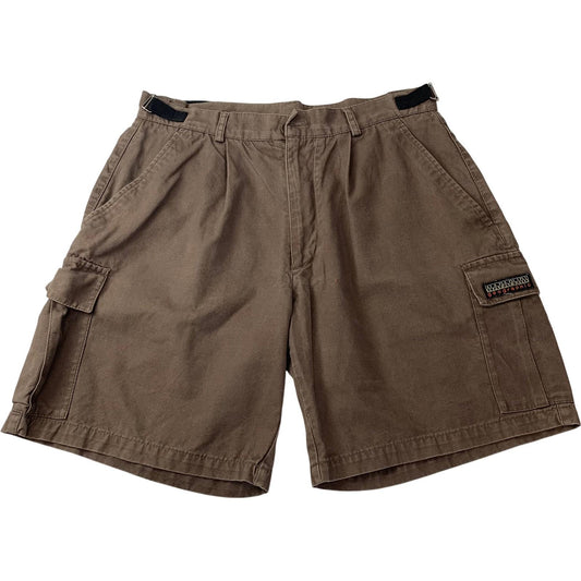 Napapijri Cargo Shorts Utility Brown Outdoor Hiking Mens 30
