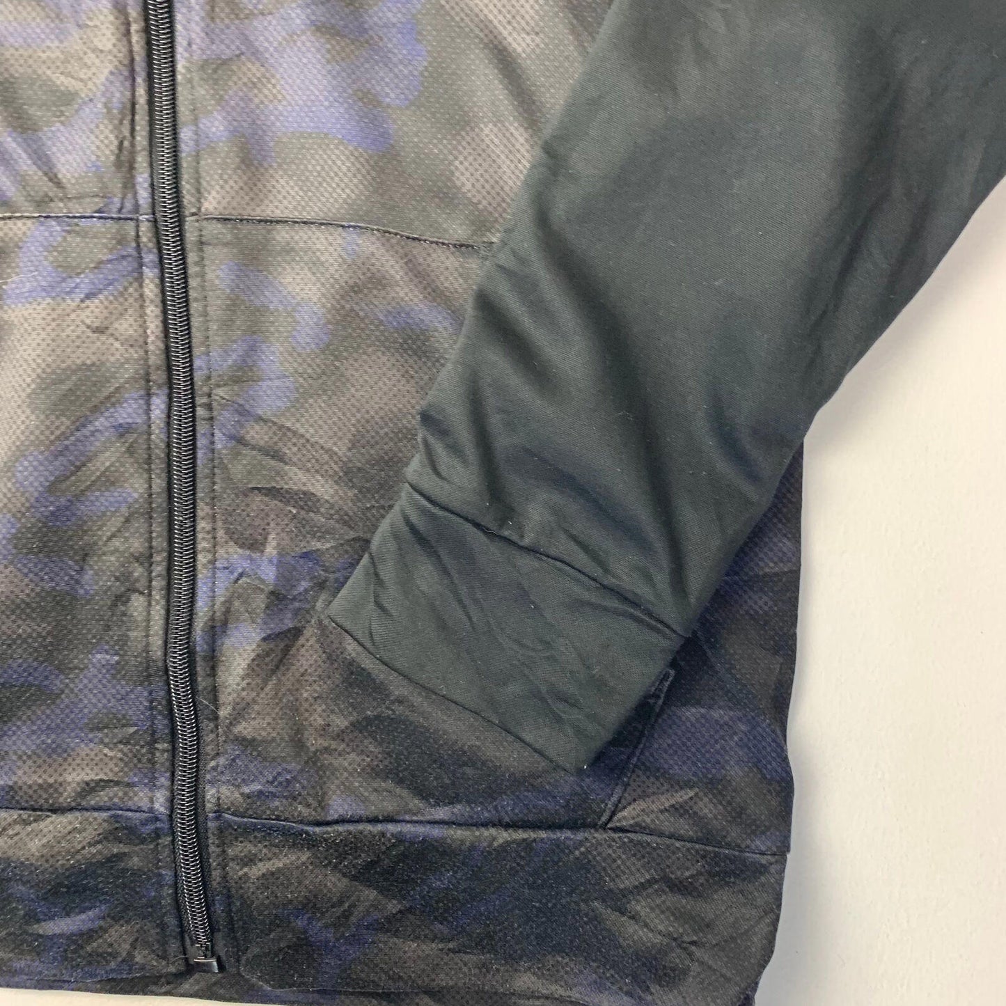 Women’s CHAMPION Camo Print Full Zip Polyester Hoodie / Large / Uk12-14