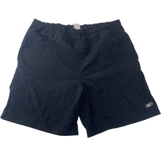 Reebok Swim Shorts Elastic Waist Quick Dry Black Mens XL