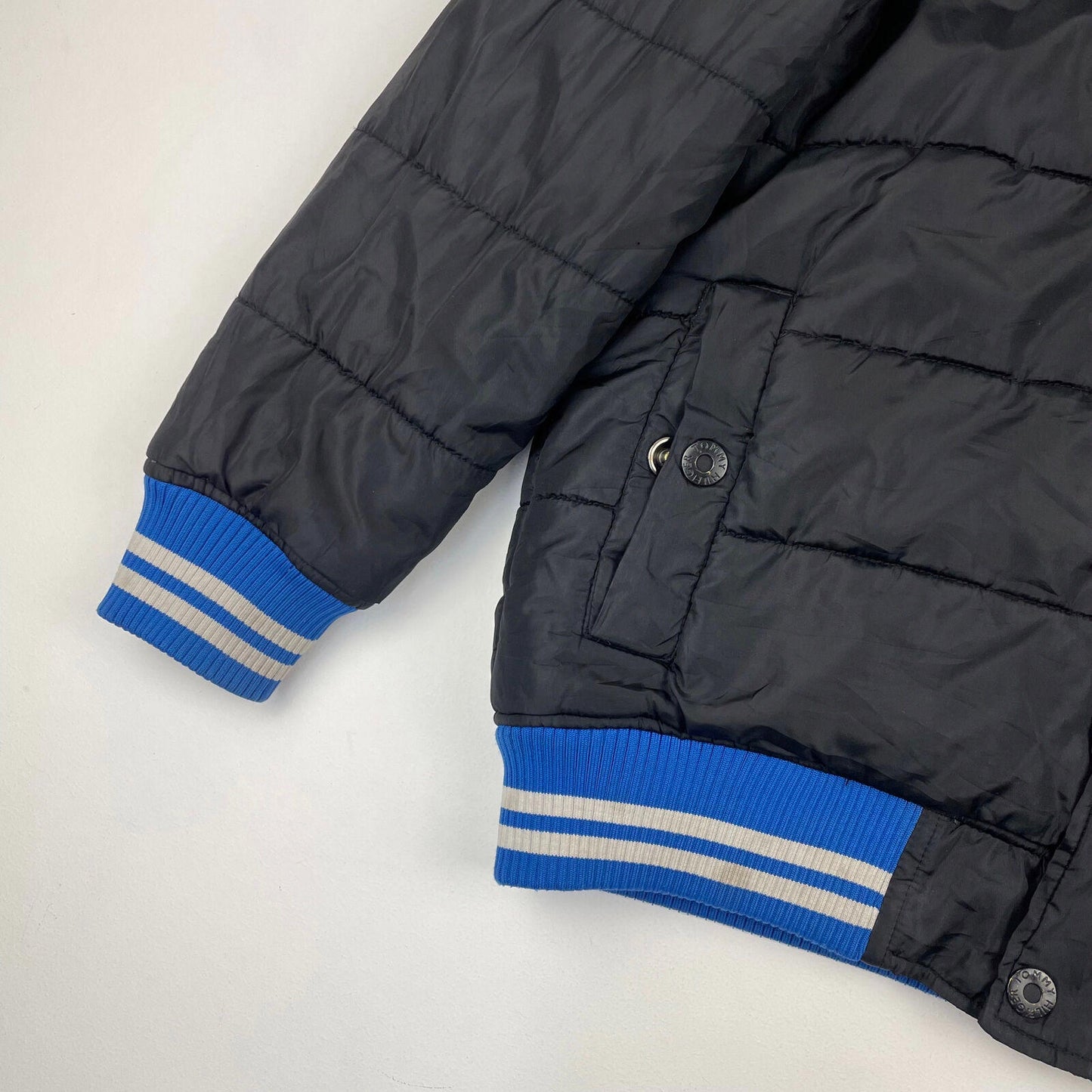 Youth TOMMY HILFIGER Black Puffer Jacket , Size Youth L 14-16