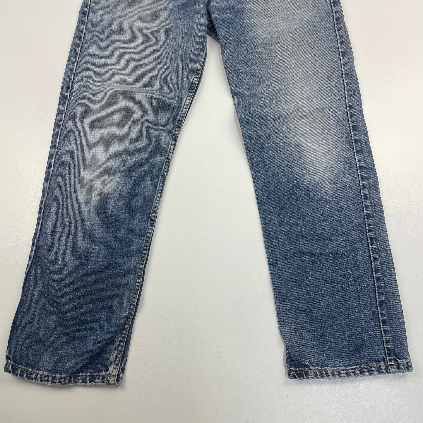 LEVI'S 505 Jeans Regular Fit Classic Stonewashed Denim Blue Mens W31 L30