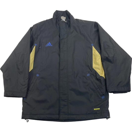 Adidas Equipment  90's Vintage Jacket Outdoor Black Yellow Mens XL