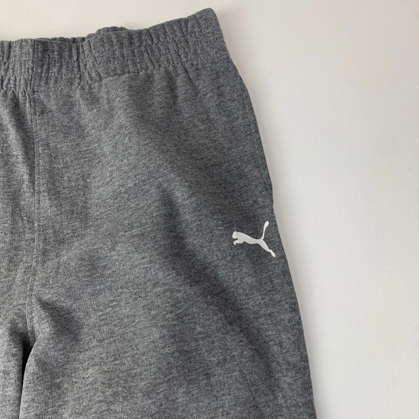 Puma Boys' Jogger Sweatpants Grey Elastic Waist 13-14 Years L