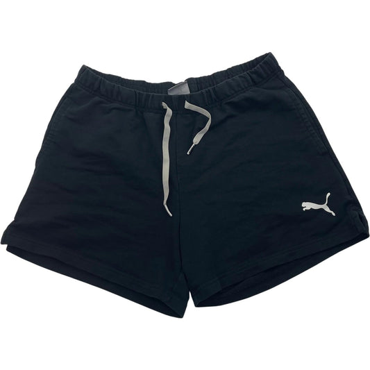 Puma Women's Athletic Shorts Drawstring Black UK 8