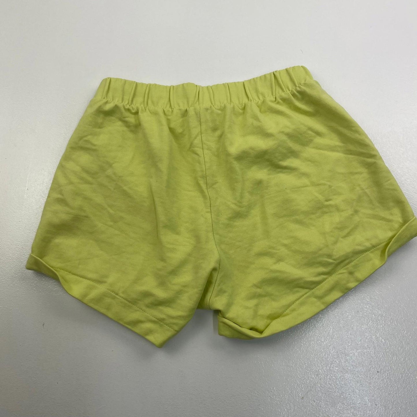 Puma Women's Elastic Waist Casual Shorts Bright Yellow XS