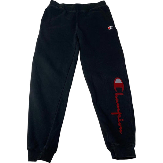 Champion Activewear Trousers Joggers Casual Black Unisex Kids XL