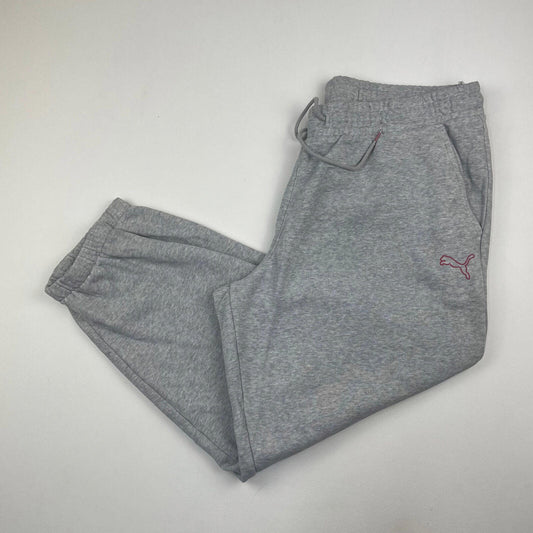 Women’s PUMA Joggers , Light Grey , Sweatpants , Size XL