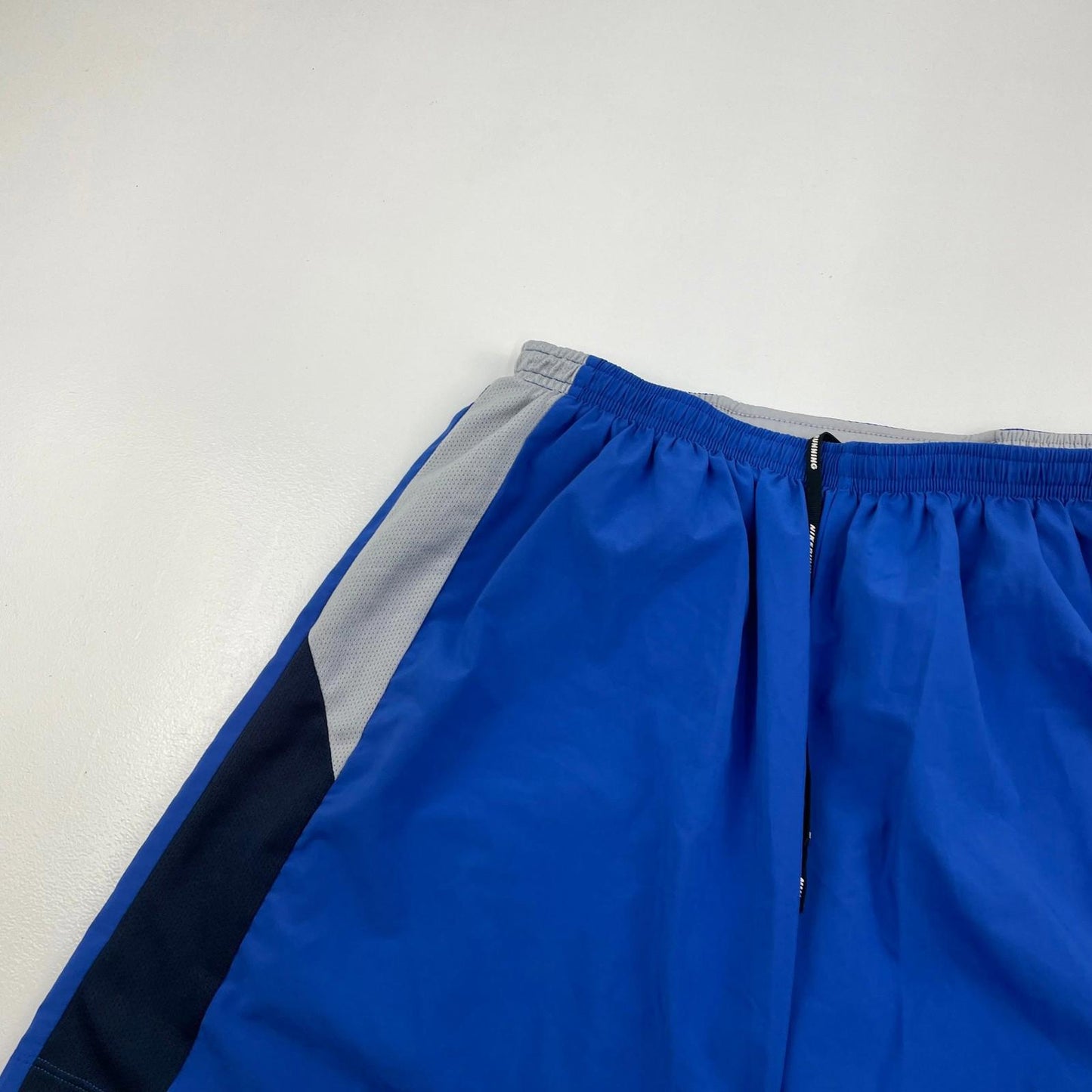 NIKE Dri-Fit Athletic Shorts Breathable Blue Mens XL