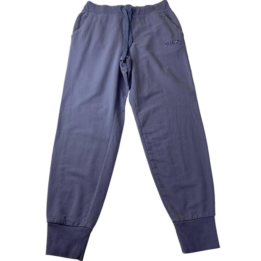 FILA Jogger Sweatpants Comfy Casual Purple Womens UK M