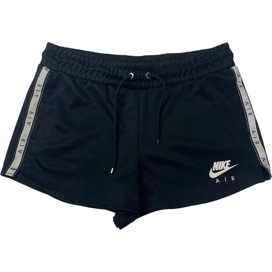 NIKE AIR Athletic Activewear Shorts Black Stripe Women Label Size S