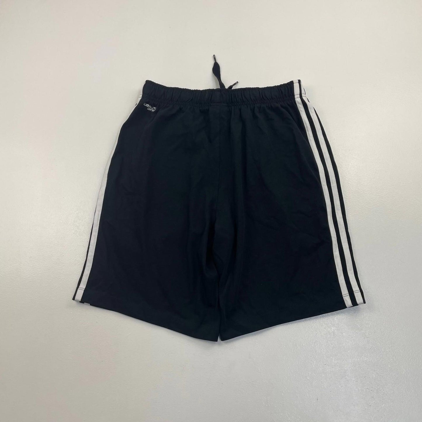 Adidas Climalite Activewear Shorts Black Lightweight Elastic Waist Mens S