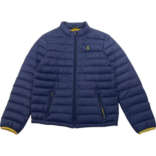 Polo Ralph Lauren Puffer Jacket Quilted Zip Blue Boys XL