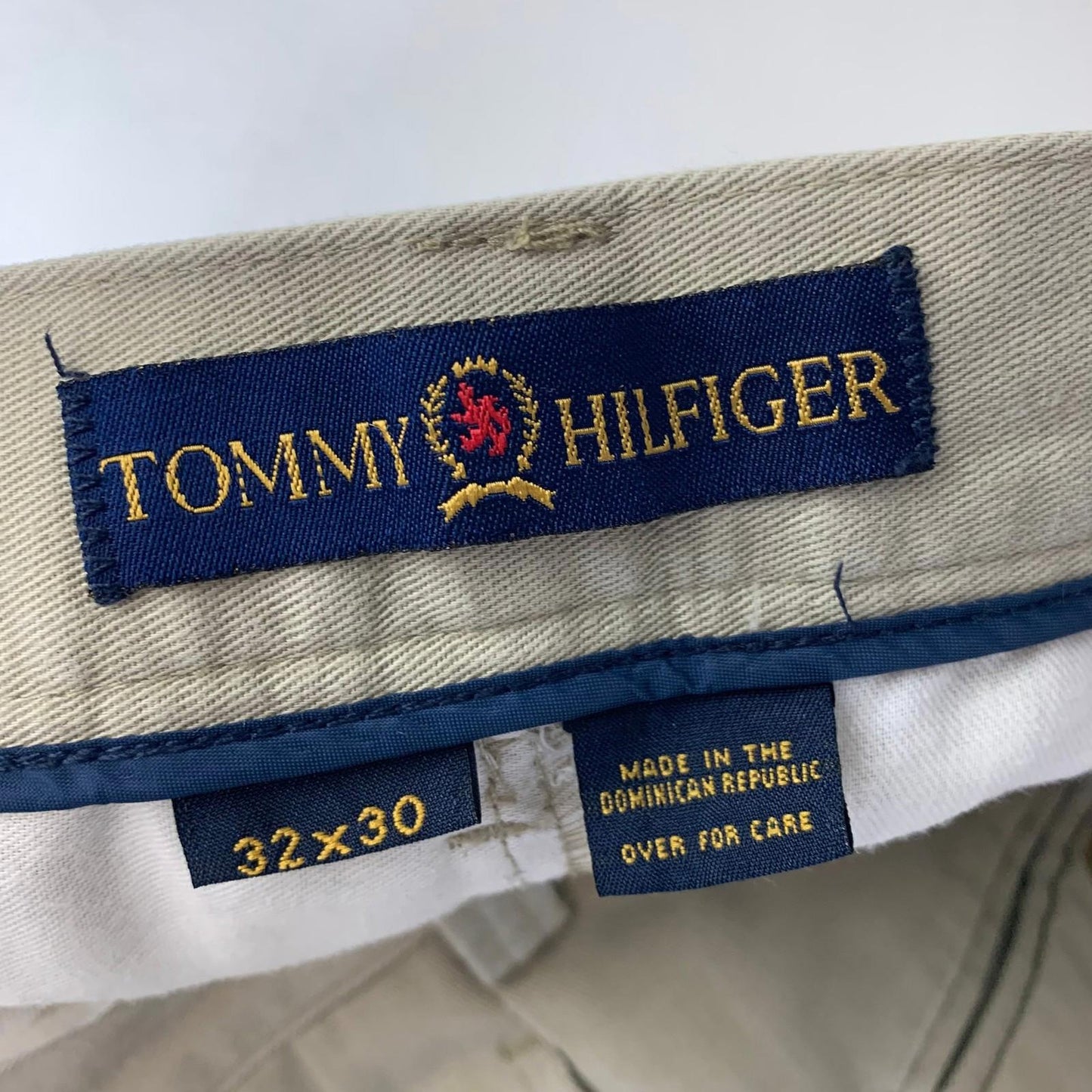 Tommy Hilfiger Trousers Pleated Classic Beige Mens 32