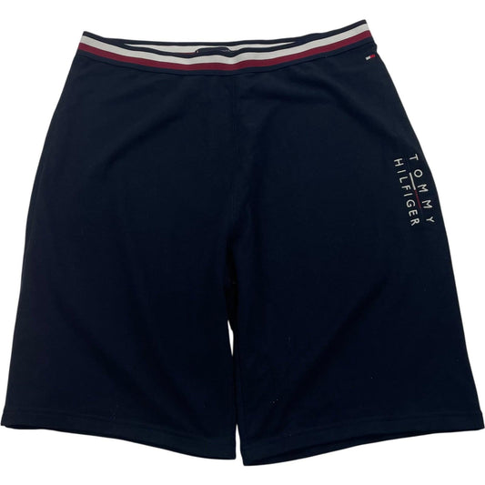 Tommy Hilfiger Shorts Logo Navy Blue Elastic Waist Mens M
