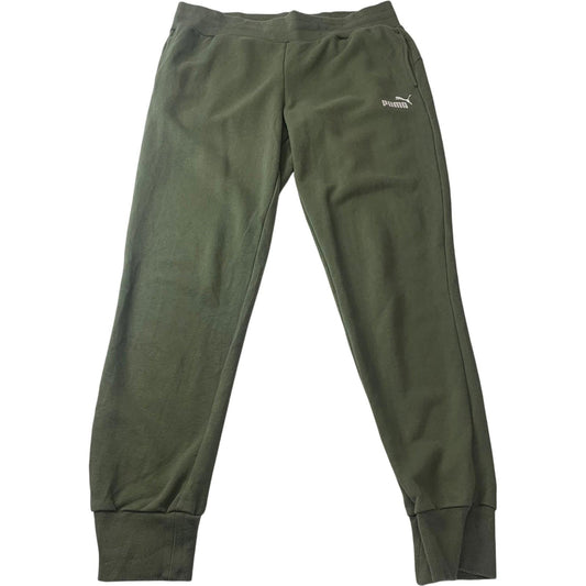PUMA Jogger Track Pants Elastic Waist Green Women UK 14