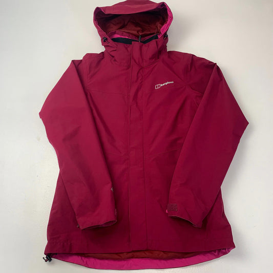Women’s BERGHAUS GoreTex Jacket / uk8 / XS / Raspberry Red / Hiking / Climbing